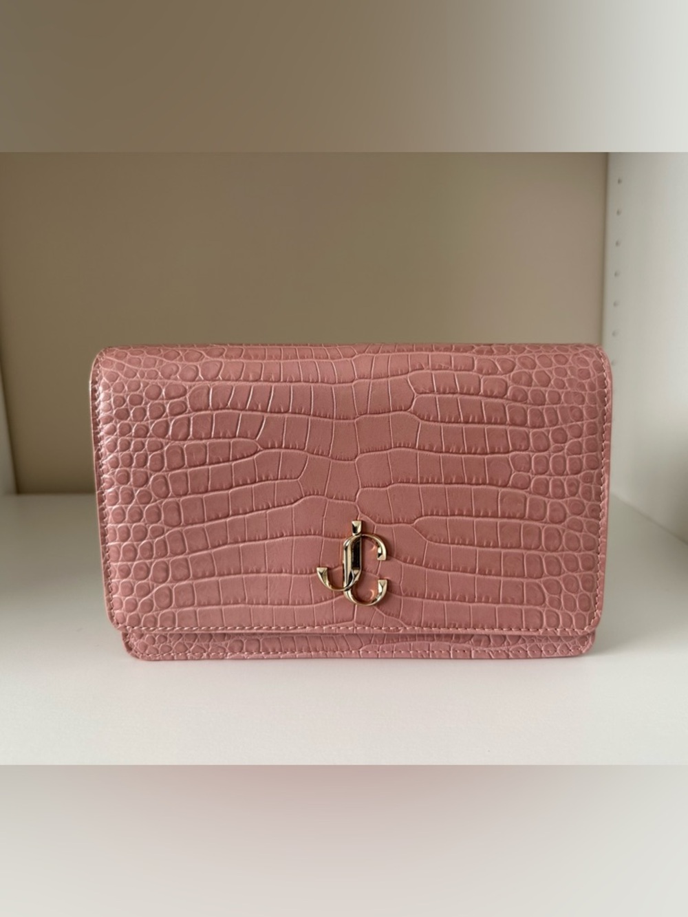 Jimmy Choo Embossed Croc Bag “Palace” - Picture 1 of 14